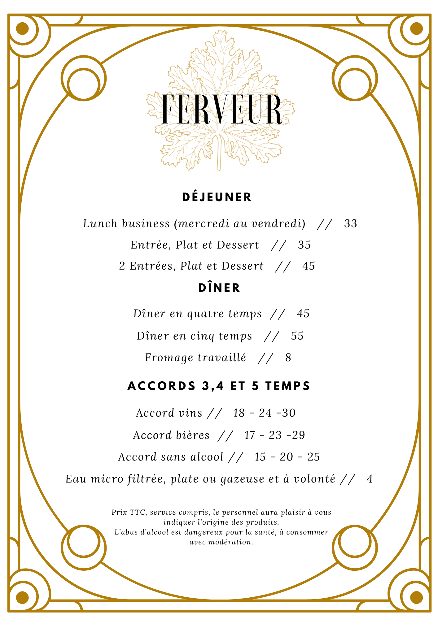 Restaurant Ferveur